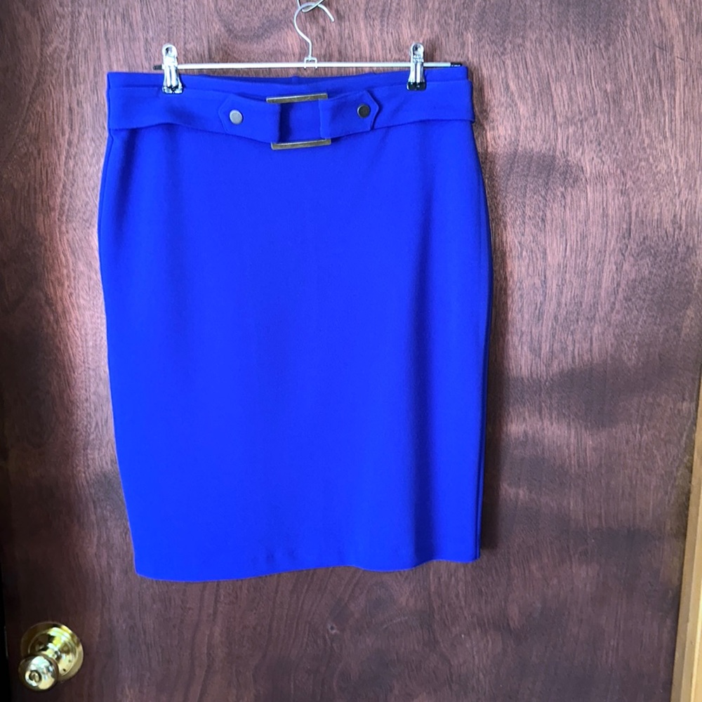 NYC, Royal Blue Skirt Sz M. Very Nice. New without tags.